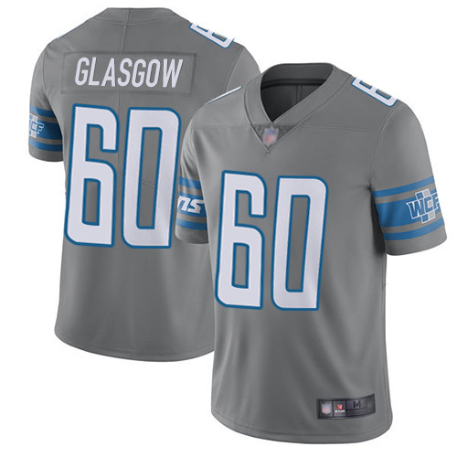 Detroit Lions Limited Steel Men Graham Glasgow Jersey NFL Football #60 Rush Vapor Untouchable->detroit lions->NFL Jersey